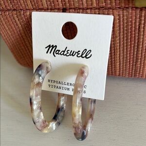 Madewell Multicolor Hoop Earrings